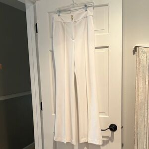 Elegant White Women's Pants